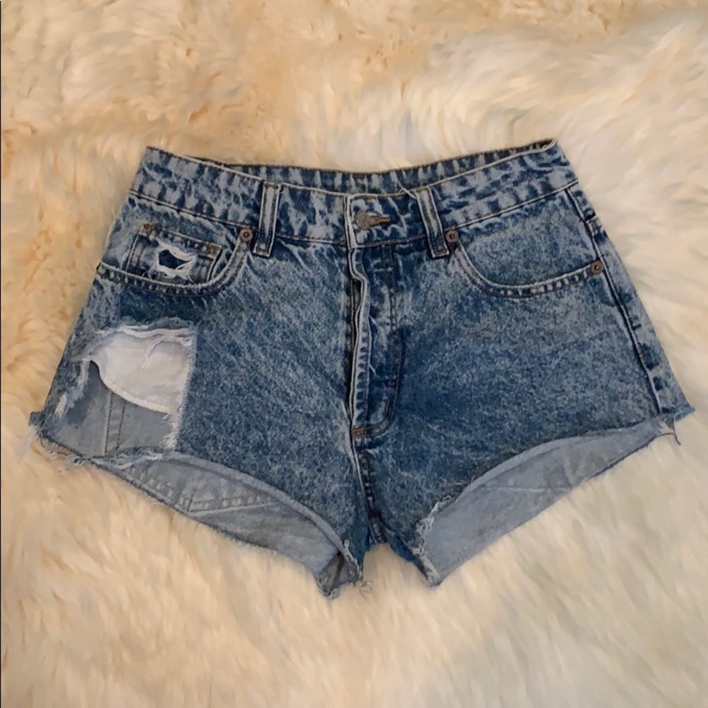 Denim Deconstructed Shorts